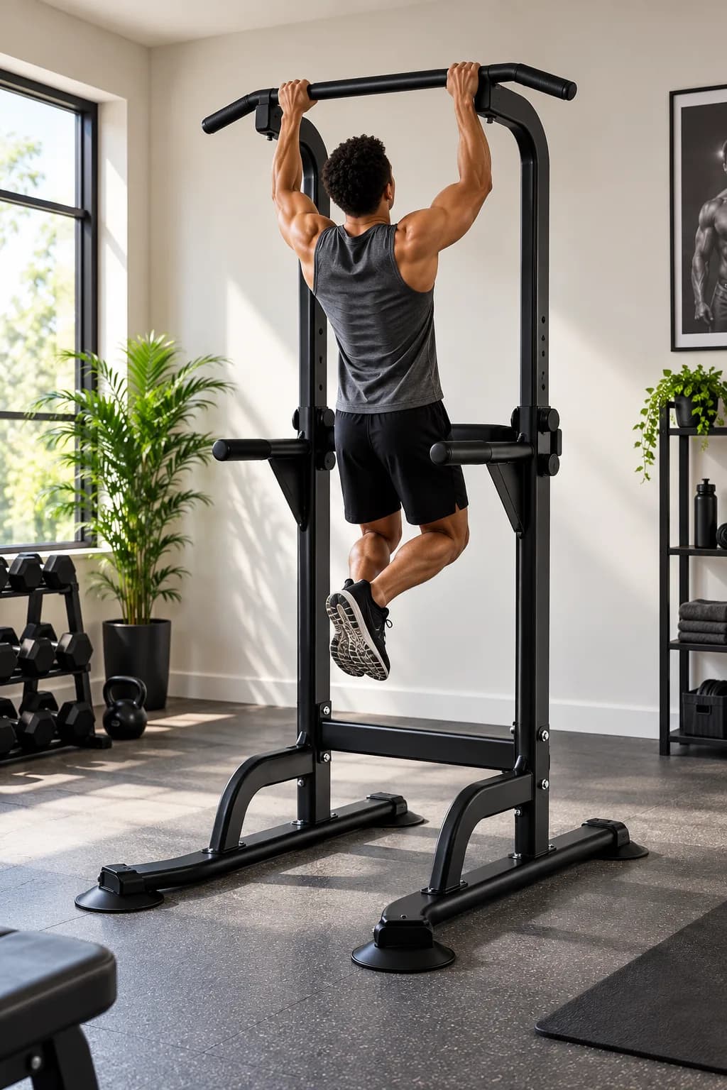 Pull-up bar for home use, indoor