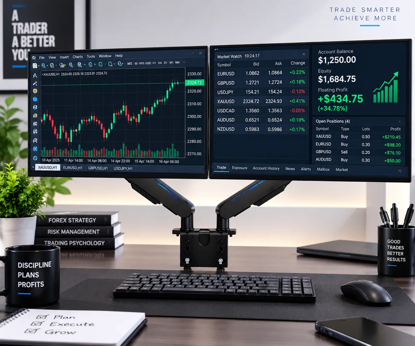 Dual-Screen Monitor stand